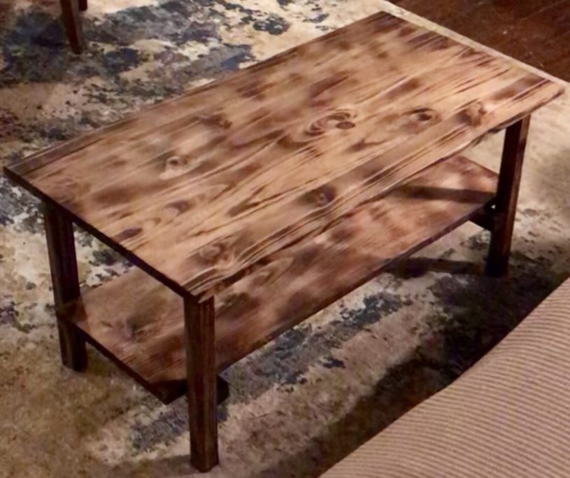 Coffee Table. Light Burn.